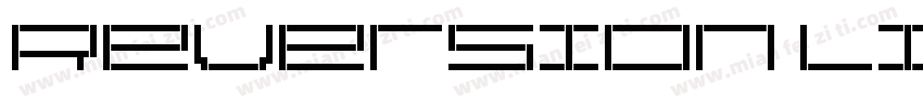 Reversion Light字体转换